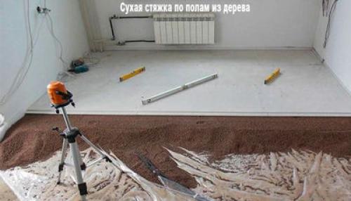 Какие виды черновых напольных покрытий существуют