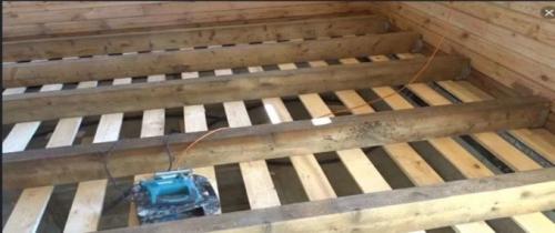 Как выбрать материал для чернового пола в деревянном доме. Как сделать черновой пол в деревянном доме: прибить к лагам снизу