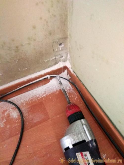 Как сделать отверстие в стене под трубу. Сверление отверстий в стене под трубы