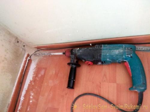 Как сделать отверстие в стене под трубу. Сверление отверстий в стене под трубы