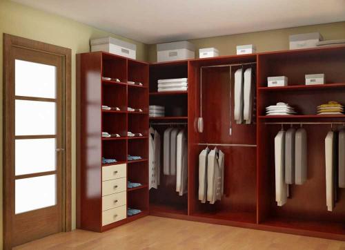 Виды гардеробных шкафов