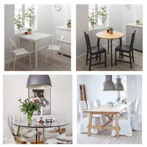 Как выбрать кухонный стол: выбор размера, формы и цвета 14