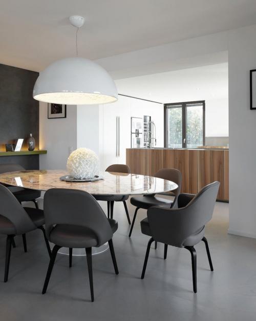 Как выбрать кухонный стол: выбор размера, формы и цвета