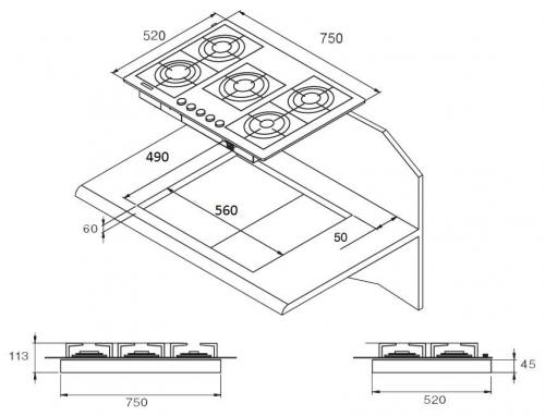 Стандартные размеры кухонных шкафов. Размеры кухонных шкафов, стандарты в зависимости от типа конструкции