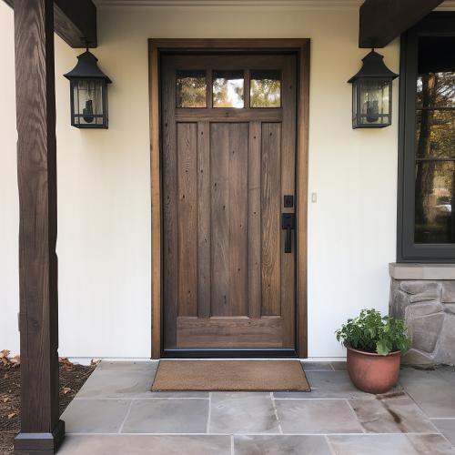 Улучшайте внешний вид своего дома с помощью металлических входных дверей 03