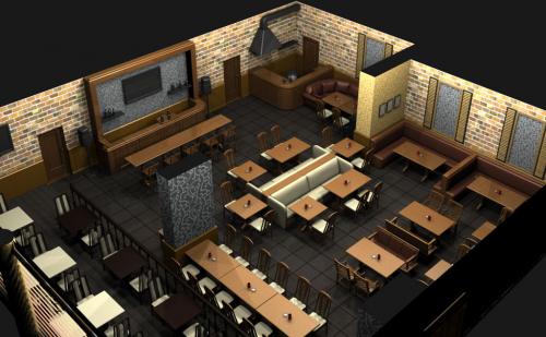 Все стандартные размеры мебели для бара. Стандартные размеры 04