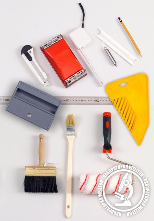 Как выбрать оптимальную краску и валик для нанесения на стеклообои 01