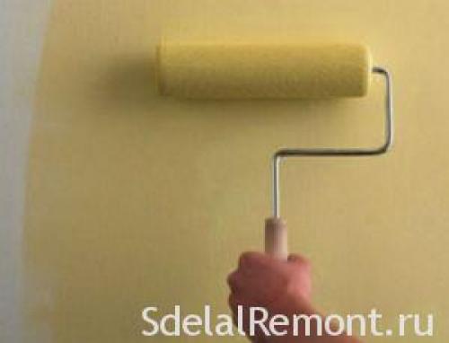 Как избежать пятен и неровностей при покраске стеклохолста без шпаклевки. Окрашивание поверхности после шпаклёвки