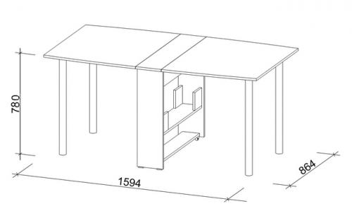 Стол раздвижной советский размеры. Вариативность размеров стола-книжки в зависимости от модели