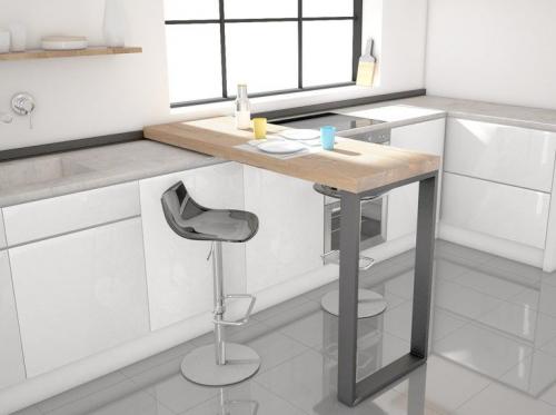 Барная стойка на кухне с полками. Способы размещения барной стойки на кухне небольшой площади