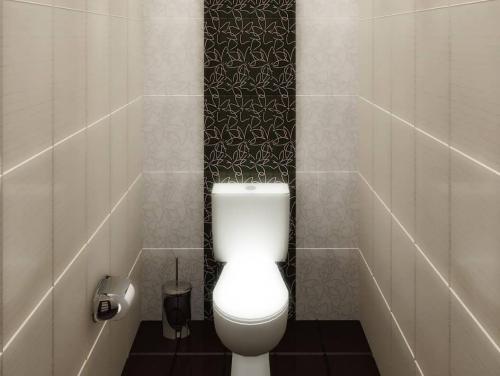 Какой может быть отделка туалета. Кафельная плитка