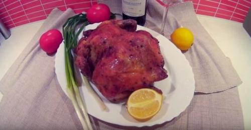 Сочная курица в духовке с хрустящей корочкой в рукаве. Рецепт курицы в духовке целиком в рукаве