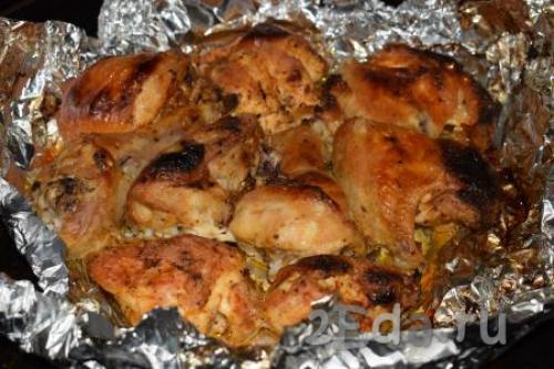 Курица запеченная в духовке кусочками. Курица кусочками с картошкой в духовке — самый вкусный рецепт 15