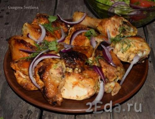 Курица запеченная в духовке кусочками. Курица кусочками с картошкой в духовке — самый вкусный рецепт 16