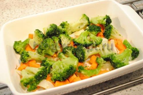 Как готовить курицу в духовке кусочками. Кусочки филе курицы (грудка) с овощами в духовке