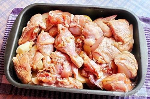 Курица в медово-соевом соусе с картошкой в духовке. Рецепт: Курица в медово-соевом соусе - в духовке, с картофелем