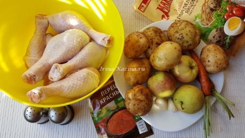 Курица с яблоками и майонезом в духовке. Как вкусно приготовить курицу с яблоками в духовке?