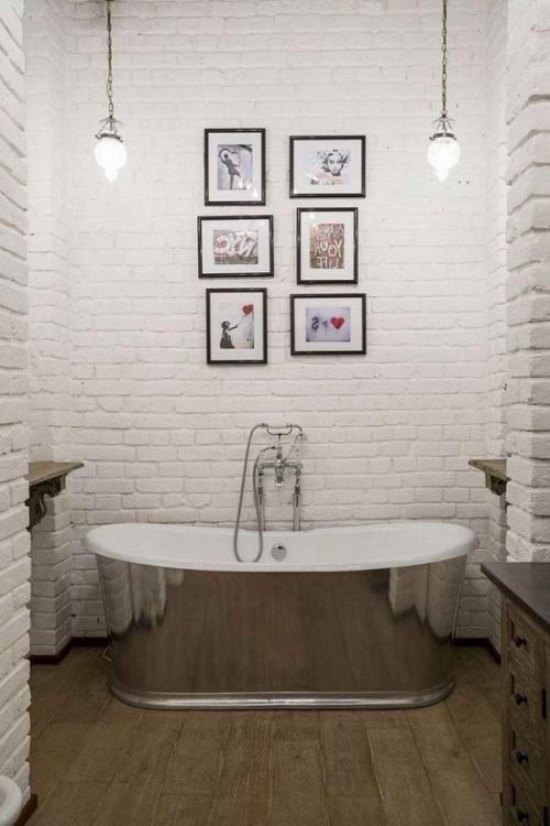 Бюджетный ремонт ванной своими руками. Отделка стен 15 Бюджетный ремонт ванной своими руками. Отделка стен 15