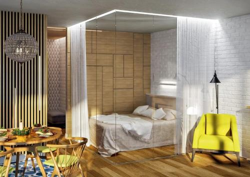 Бюджетное зонирование однокомнатной квартиры. Зонирование однокомнатной квартиры: 50+ фото лучших решений