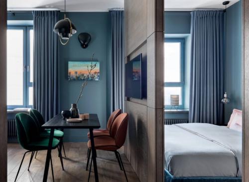 Бюджетное зонирование однокомнатной квартиры. Зонирование однокомнатной квартиры: 50+ фото лучших решений