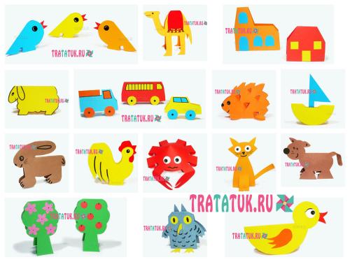 Поделки с картона для детей. Простые поделки из картона для детей: плюс шаблоны