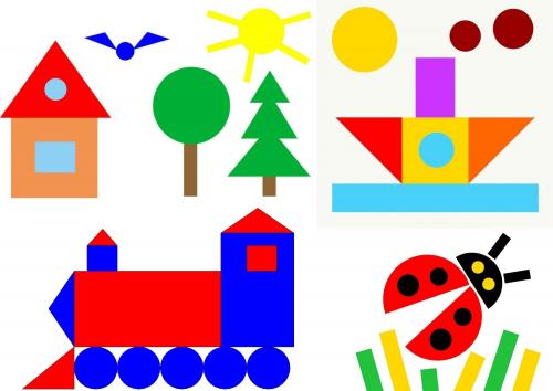 Несложные поделки для детей. Алгоритм действий во время аппликации