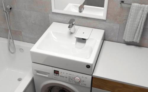 Какие материалы лучше всего подходят для раковины над стиральной машиной. Выбираем раковину над стиральной машиной