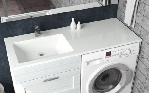Какие материалы лучше всего подходят для раковины над стиральной машиной. Выбираем раковину над стиральной машиной