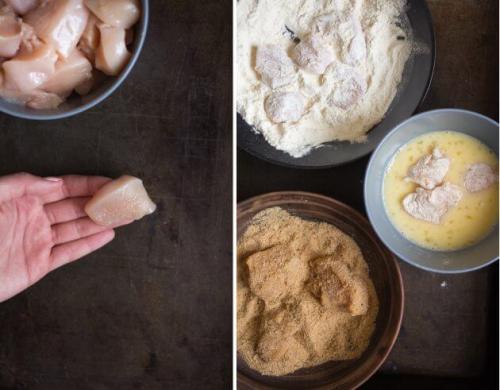 Хрустящая курица в апельсиновом соусе. Описание приготовления