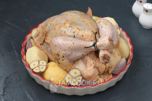 Курица целиком с хрустящей корочкой в апельсиновом соусе. Курица в медово-апельсиновом соусе в духовке 07