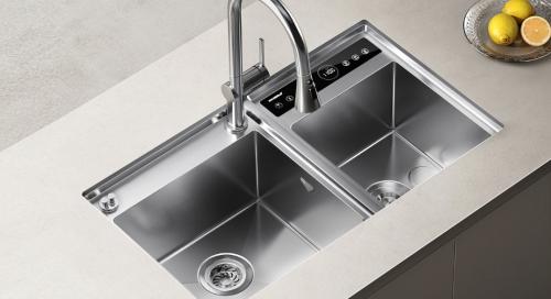 Какие современные технологии используются в напольных раковинах 2025. Такой раковины для кухни вы не видели, она реально умная!