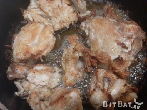 Курица с корочкой на сковороде. Открытый пирог на сковороде за 30 минут 33