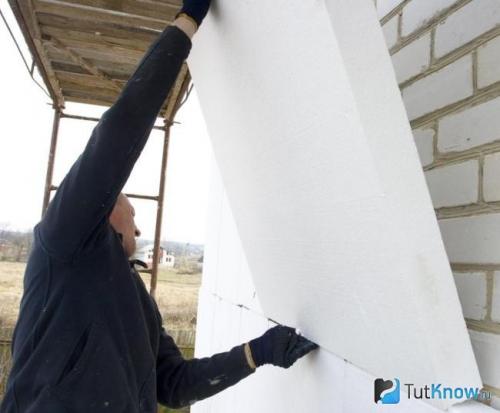 Как правильно утеплить веранду изнутри и с улицы. Оклейка пенополистиролом 02