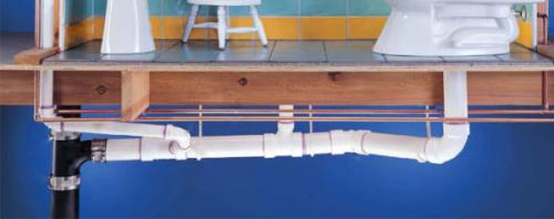 Чем отделать пол в ванной в деревянном доме. Водопровод, отопление, канализация