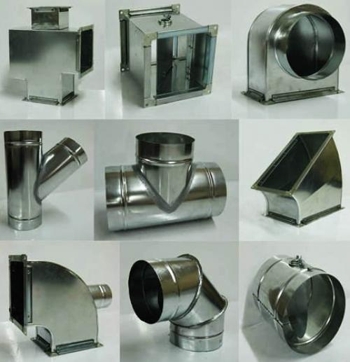 Трубы для вентиляции в частном доме. №2. Металлические трубы для вентиляции