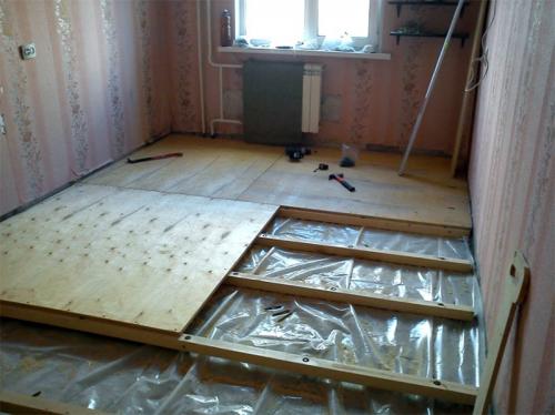 Можно ли устраивать стяжку на старый деревянный пол без демонтажа старого покрытия. Капитальный ремонт пола в хрущёвке с заменой основания и финишной отделки