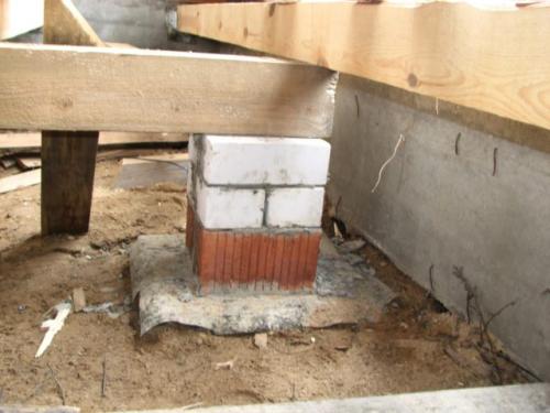 Устройство деревянного пола на лагах. Установка лаг