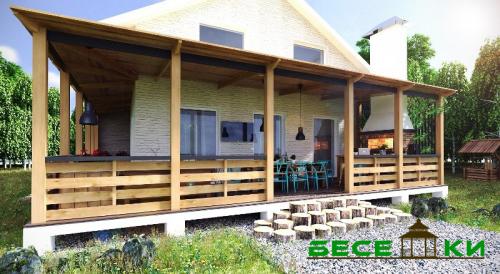 Пристройка утепленной веранды к дому. Способы утепления стен веранды 05