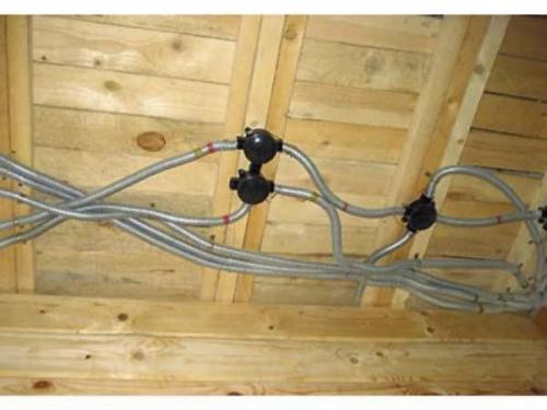 Скрытая проводка в каркасном доме. Электропроводка в каркасном доме: Скрытая и открытая