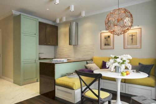 Кухни для студий маленьких. Как купить кухню в студию