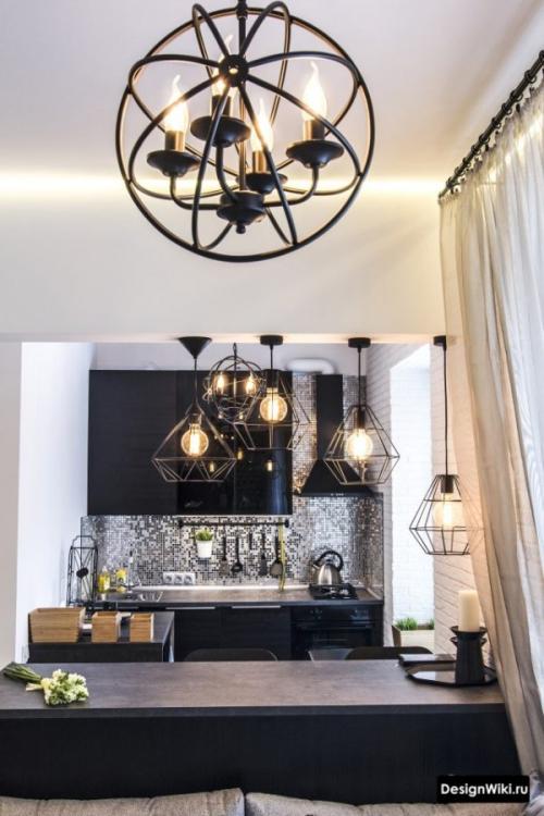 Дизайн маленькой кухни-гостиной. Дизайн кухни-гостиной: 50 фото и идеи совмещения интерьера 05