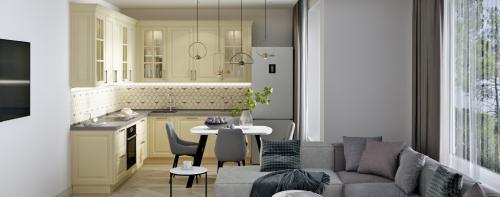 Дизайн маленькой кухни-гостиной. Дизайн кухни-гостиной: 50 фото и идеи совмещения интерьера 01