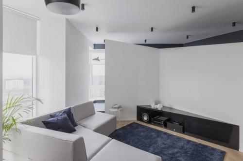 Ломаная линия: нестандартная планировка квартиры 72 м. 06