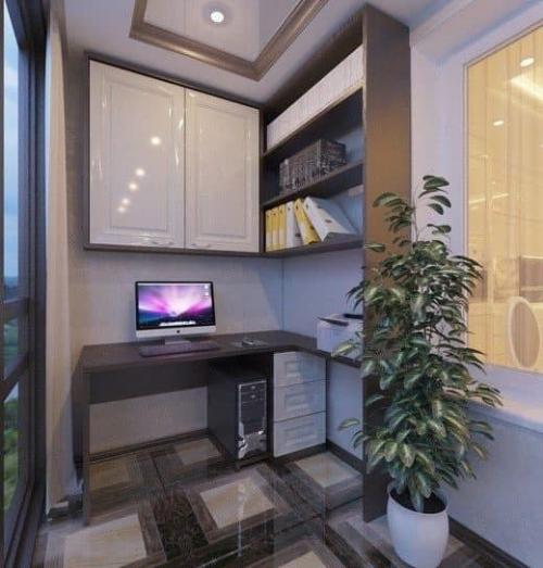 Лоджия в которой хочется делать все!