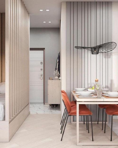 Проект квартиры - студии, площадью - 27 кв. 03