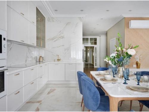 Кухня - гостиная в стиле - современная классика. 01