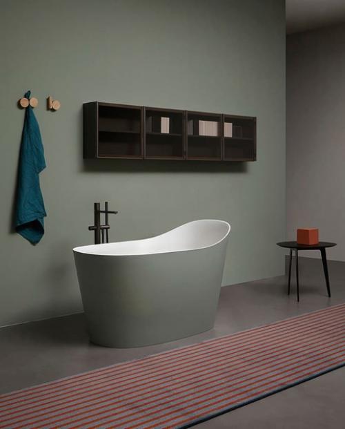 Итальянский дизайнер Марио феррарини придумал для Antoniolupi ванну Mastello с компактными габаритами. 03