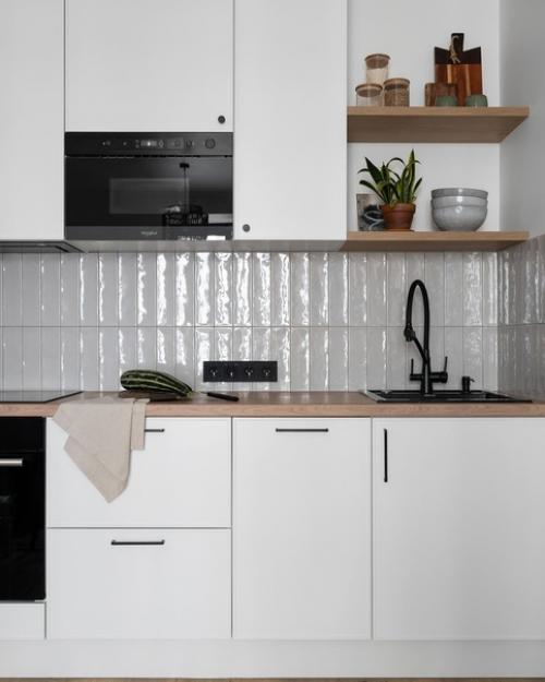 Светлый и уютный интерьер в скандинавском стиле.