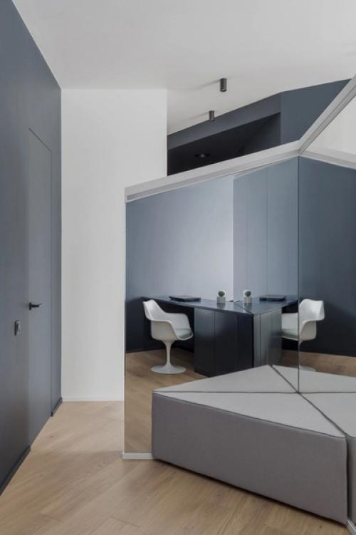 Ломаная линия: нестандартная планировка квартиры 72 м. 07