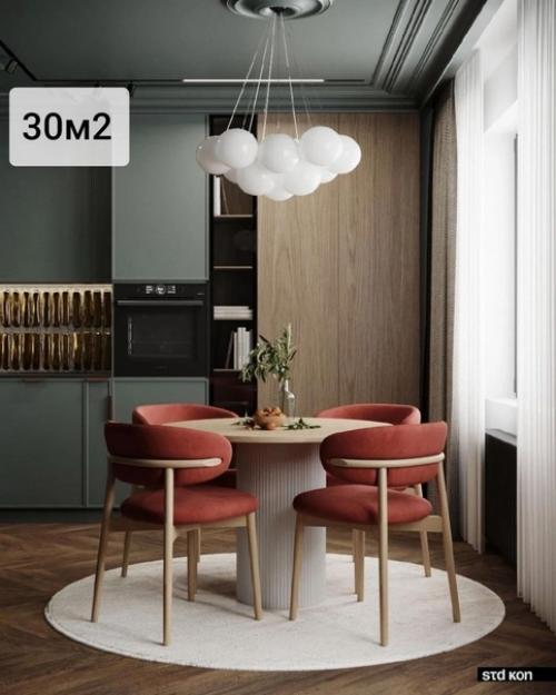 Квартира - студия, площадью - 30, 8 кв.